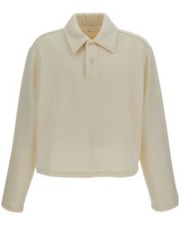 Rier - Button Detailed Long-Sleeved Polo Shirt - Lyst