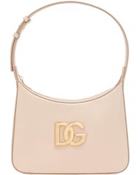 Dolce & Gabbana - Logo Plaque Shoulder Bag - Lyst