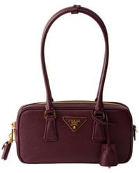 Prada - Saffiano Leather Top-Handle Mini-Bag - Lyst
