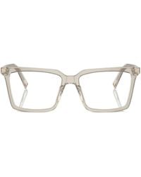 Miu Miu - Eyewear Square Frame Glasses - Lyst