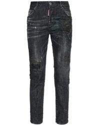 DSquared² - Nirvana Wash Cool Girl Distressed Jeans - Lyst