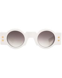 Balmain - Eyewear Round Frame Sunglasses - Lyst