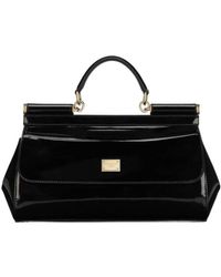Dolce & Gabbana - Logo Plaque Medium Sicily Bag - Lyst
