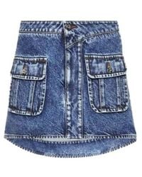 JW Anderson - Jw Anderson Denim Mini Skirt - Lyst