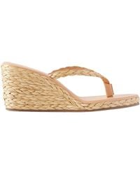 Ancient Greek Sandals - Etheria Woven Raffia Wedge - Lyst