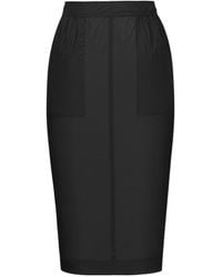 Saint Laurent - Back Slit Pencil Skirt - Lyst