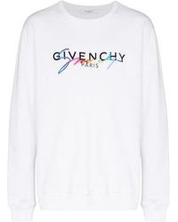 Givenchy - Embroidered Logo Sweater - Lyst