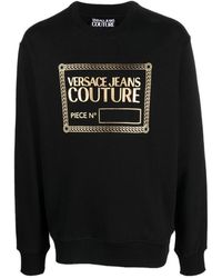 Versace Jeans Couture - Logo-Print Crew Neck Sweatshirt - Lyst