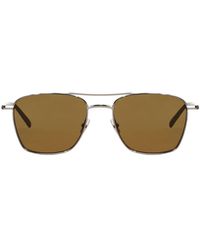 Saint Laurent - Eyewear Pilot Frame Sunglasses - Lyst