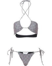 Philosophy Di Lorenzo Serafini - Tie Detail Bikini Set - Lyst