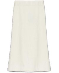 Lisa Yang - Brushed Midi Skirt - Lyst