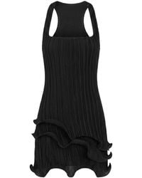 Cult Gaia - Marsa Plissé-Effect Ruffled Mini Dress - Lyst