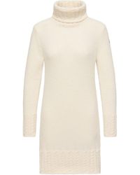 Moncler - Alpaca Blend Knit Turtleneck Dress - Lyst