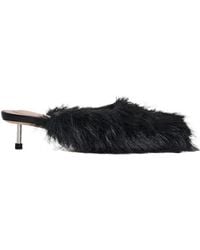 Simone Rocha - Faux Fur High Heel Mules - Lyst
