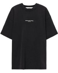 Alexander Wang - Crewneck Short-Sleeved T-Shirt - Lyst