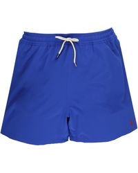 Polo Ralph Lauren - Logo Embroidered Swim Trunks - Lyst