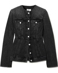 Haikure - Temple Paneled Denim Jacket - Lyst