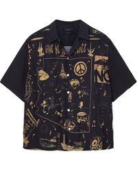 AllSaints - Pacify Short Sleeve Shirt - Lyst