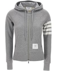 Thom Browne - 4-Bar Zip-Up Hoodie - Lyst