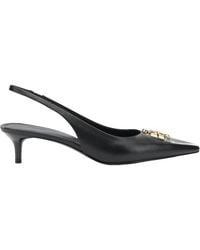 Tory Burch - Logo Slingback Heeled Pumps - Lyst