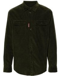 DSquared² - Long-Sleeved Corduroy Shirt - Lyst