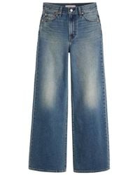 Levi's - Ribcage High-Rise Wide-Leg Jeans - Lyst