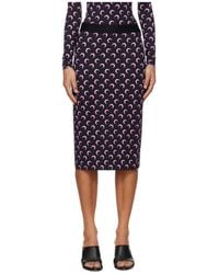 Marine Serre - Logo Printed Skirt - Lyst