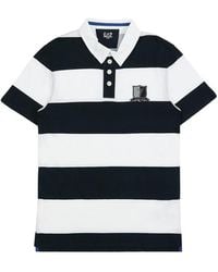 EA7 - Logo Patch Polo Shirt - Lyst