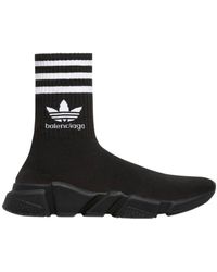 Balenciaga - X Adidas Speed Knitted Sock Sneakers - Lyst