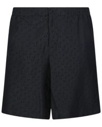 Off-White c/o Virgil Abloh - All-Over Logo Patterned Bermuda Shorts - Lyst