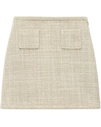 Theory - A-Line Mini Skirt - Lyst