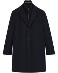 BOSS - Boss Detachable Inner Vest Regular Fit Coat - Lyst