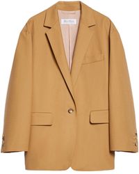Max Mara - Monica Buttoned Jacket - Lyst
