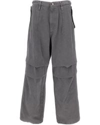 WOOYOUNGMI - Belted Straight-Leg Pants - Lyst