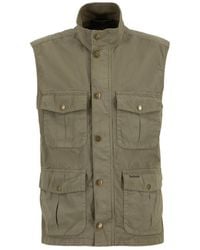Barbour - Multi-Pocket Gilet Jacket - Lyst
