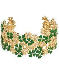 Dior - Clover Garden Cuff Bracelet - Lyst