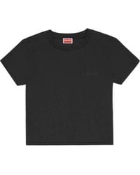KENZO - Signature' Embroidered Light T-Shirt - Lyst