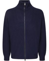 Canali - Zip-Up Sweater - Lyst