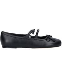 Marc Jacobs - Round Toe Buckled Ballerines - Lyst