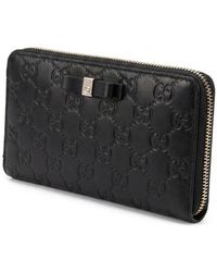 Gucci - Bow Zipper Wallet - Lyst