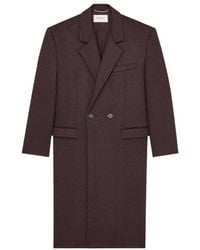Saint Laurent - Base Vintage Double-Breasted Coat - Lyst