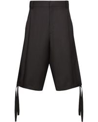 Dior - Homme Wide-Leg Bermuda Shorts - Lyst