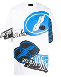 we11done - Graphic Print Short-Sleeved T-Shirt - Lyst