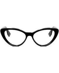 Fendi - Eyewear Cat-Eye Frame Glasses - Lyst