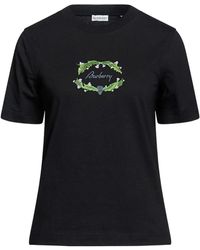 Burberry - Solid Printed T-Shirt - Lyst