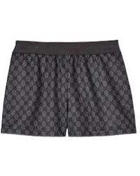 Gucci - Printed Technical Jersey Shorts - Lyst