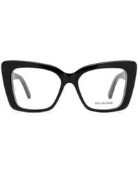 Balenciaga - Eyewear Oversized Square Glasses And Frames - Lyst