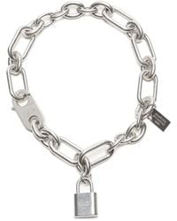 Acne Studios - Padlock Chain Necklace - Lyst
