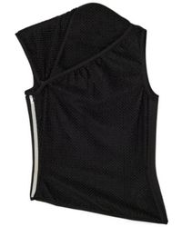 Y-3 - Waffle Warp Knitted Top - Lyst