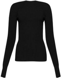 Rick Owens - Ribbed Open-Back Top - Lyst